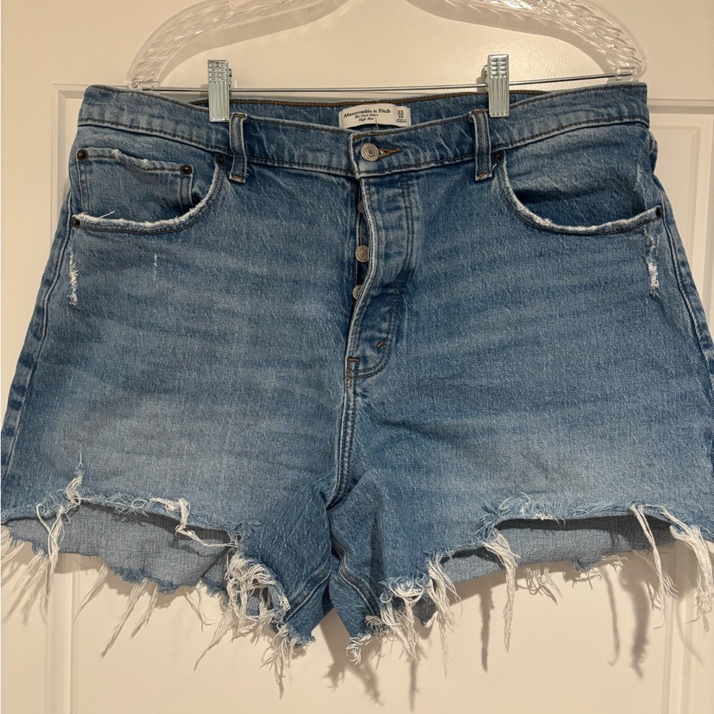 Abercrombie & Fitch Blue Jean Shorts